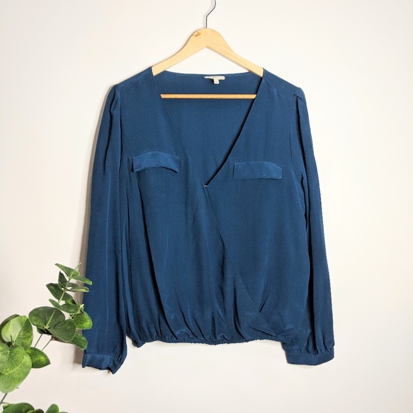 Joie Tops - Joie | 100 Percent Silk Faux Wrap Blouse
